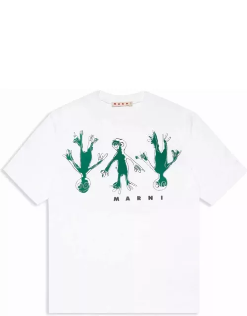 Marni T-shirt Con Stampa