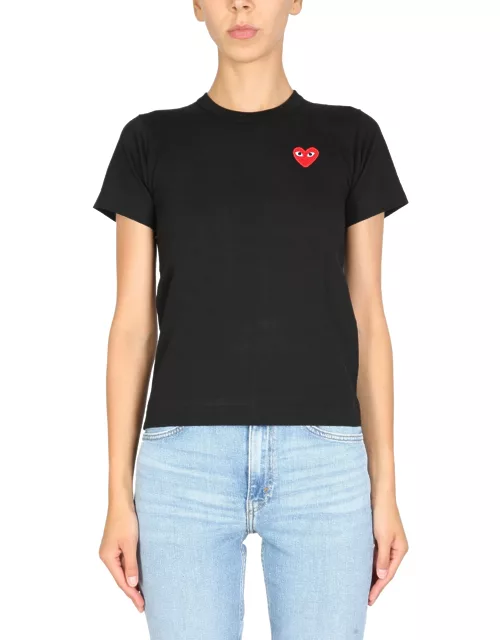 comme des garcons play jersey t-shirt