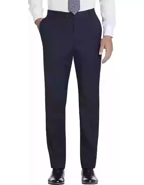 Joseph Abboud Big & Tall Classic Fit Men's Suit Separates Pants Navy Solid
