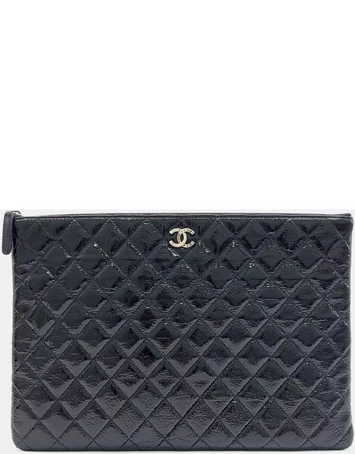 Chanel Patent Large Clutch A69359