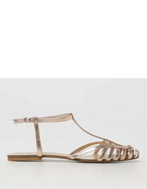 Flat Sandals ANNA F. Woman color Champagne
