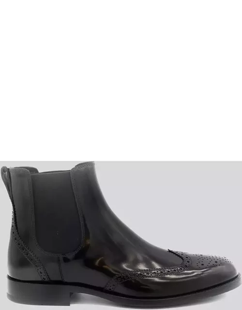 Tod's Black Leather Boot