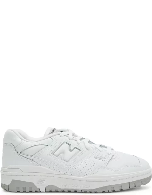 New Balance 550 Panelled Leather Sneakers - White