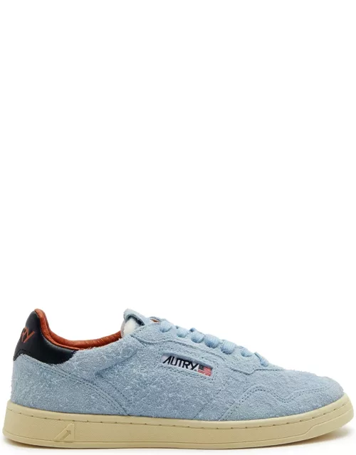 Autry Medalist Flat Panelled Suede Sneakers - Blue - 37 (IT37 / UK4)