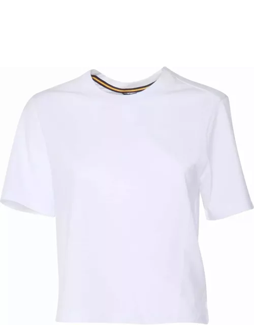 K-Way White Amilly T-shirt