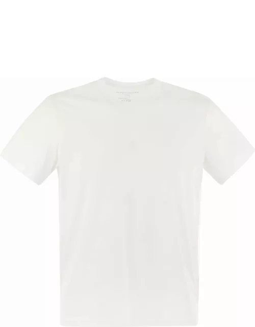 Majestic Filatures Short-sleeved T-shirt In Lyocell And Cotton
