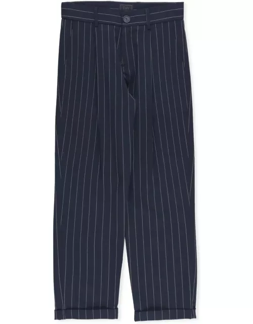 Fay Virgin Wool And Cotton Trouser