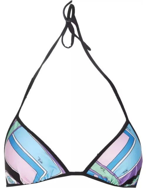 Pucci Vivara Print Bikini Top