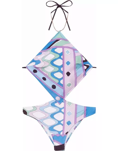 Pucci Vivara Print Swimsuit