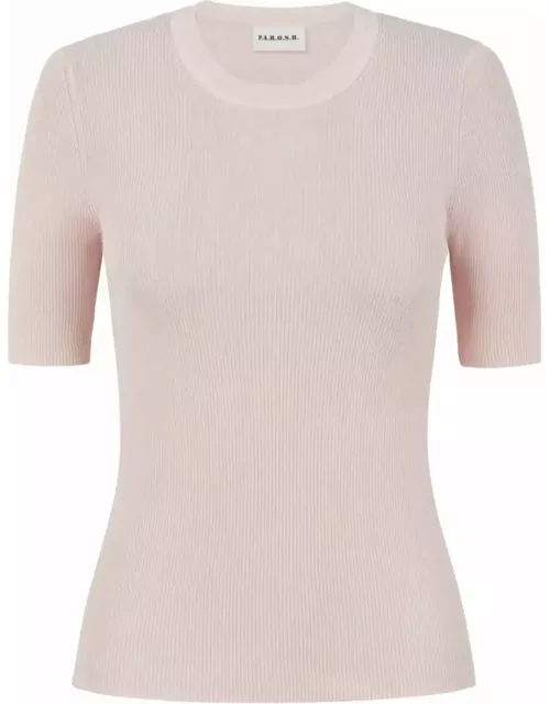 Parosh Pink Short-sleeved Shirt