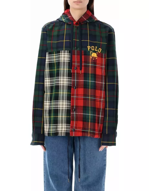 Polo Ralph Lauren Patchwork Plaid Shirt Jacket