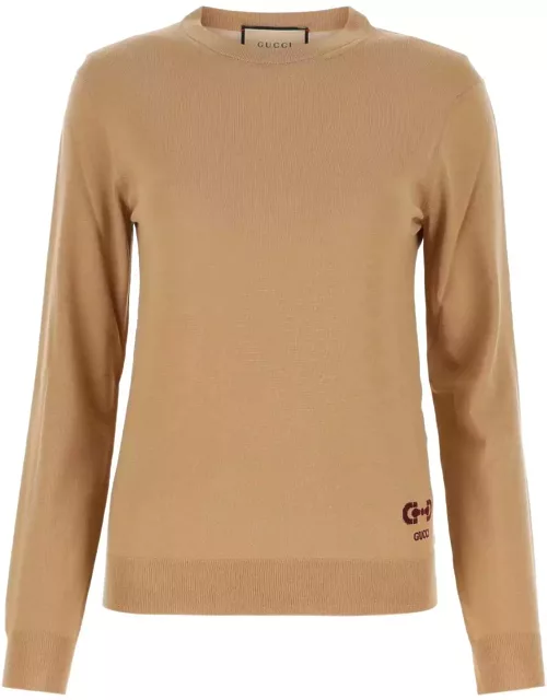 Gucci Camel Wool Sweater