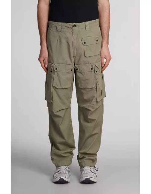 C.P. Company Rip Stop Pants In Green Cotton