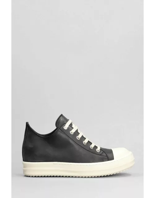 Rick Owens Round-toe Lace-up Sneaker
