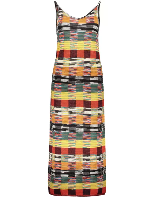 Palm Angels X Missoni Knitted Long Dres