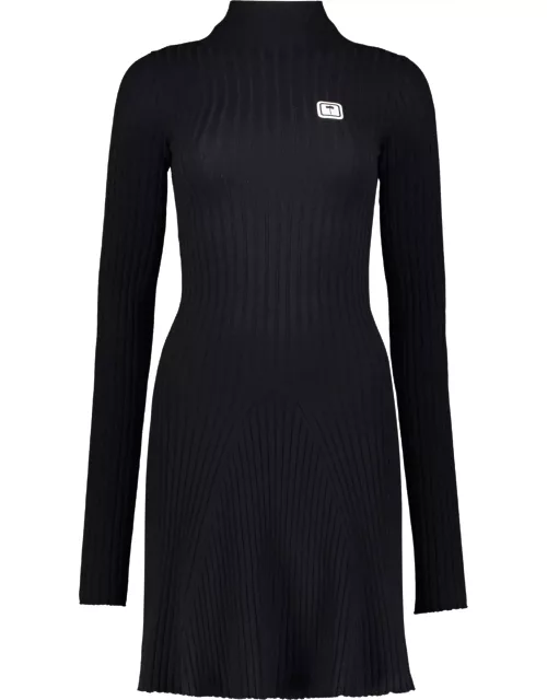 Palm Angels Ribbed Knit Dres