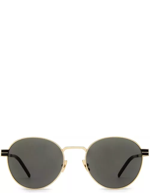 Saint Laurent Eyewear Sl M62 Gold Sunglasse