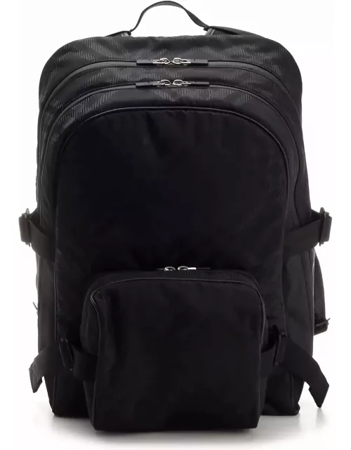 Burberry Check Jacquard Backpack