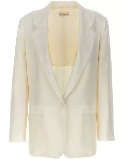The Row Enza Single Breasted Tailored Blazer