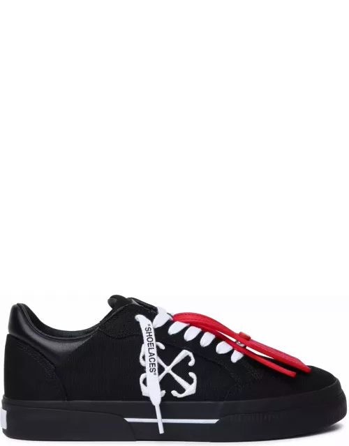 Off-White new Vulcanized Black Fabric Sneaker