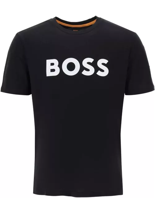 Hugo Boss Flocked Logo T-shirt