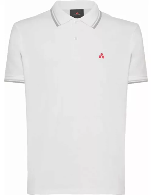 Peuterey White Short-sleeved Polo Shirt