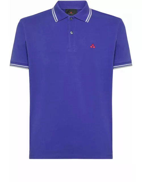 Peuterey Blue Short-sleeved Polo Shirt