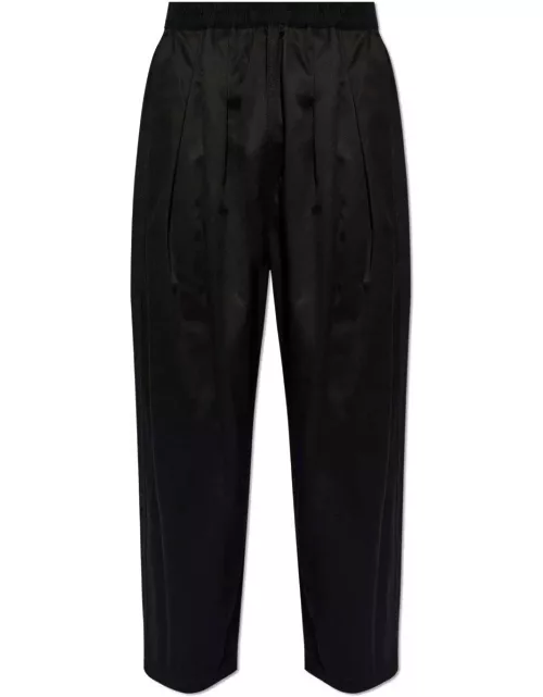 Maison Margiela Pleated Loose-fit Cropped Pant