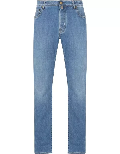Jacob Cohen Logo-patch Mid-rise Slim-fit Jean