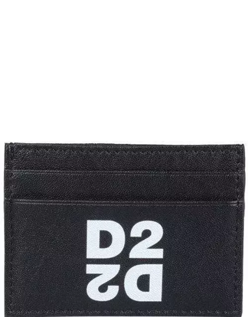 Dsquared2 Logo Printed Card Holder