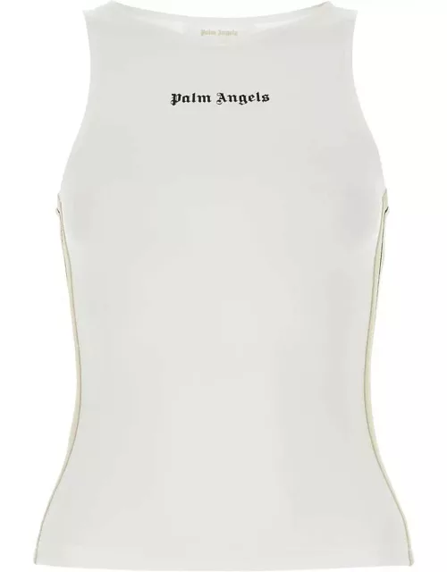 Palm Angels Tank Top With Logo And Side Band
