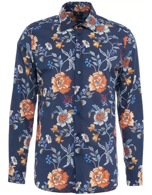 Etro Floral-printed Button-up Shirt