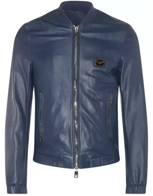 Dolce & Gabbana Dg Essentials Zipped Bomber Jacket