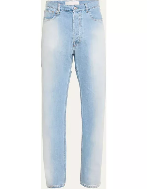 Men's Loose-Fit Jeans with Back Slash