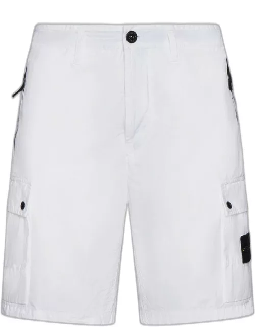 Stone Island Bermuda Shorts In Cotton Canvas L11wa