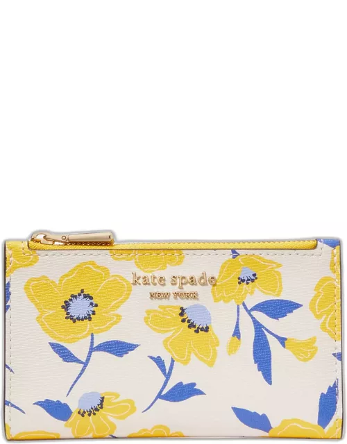 Morgan Sunshine Floral Small Slim Bifold Wallet