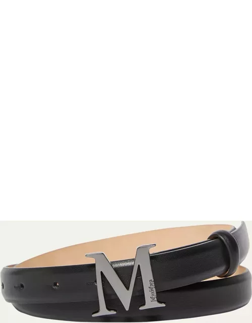 MClassic20 Black Leather Belt