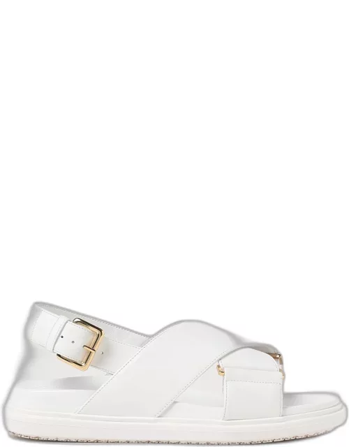 Flat Sandals MARNI Woman colour White