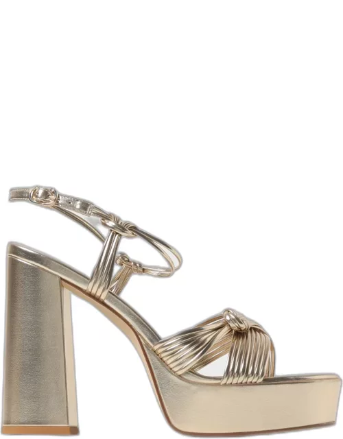 Heeled Sandals TWINSET Woman color Gold