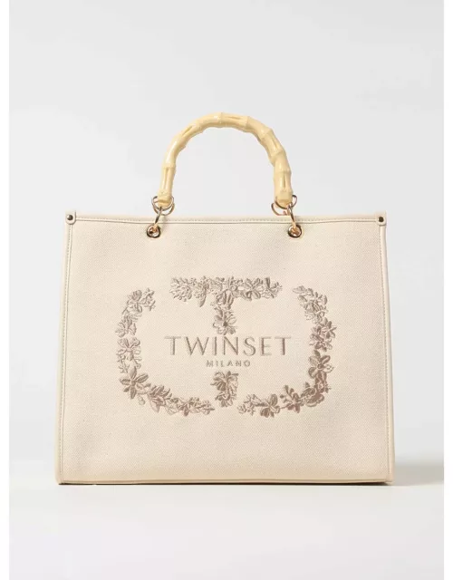 Tote Bags TWINSET Woman colour Yellow Crea