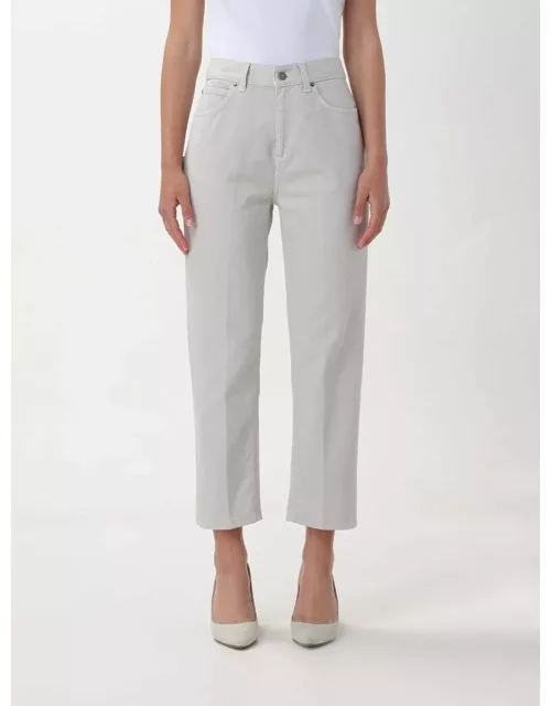 Trousers DONDUP Woman colour Grey