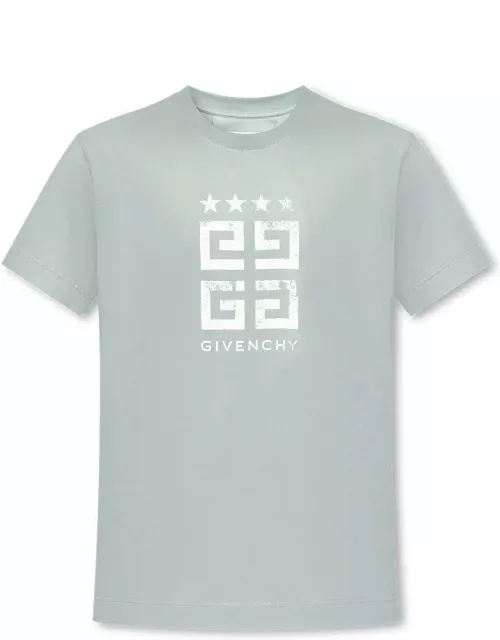 Givenchy 4g Logo Printed Crewneck T-shirt
