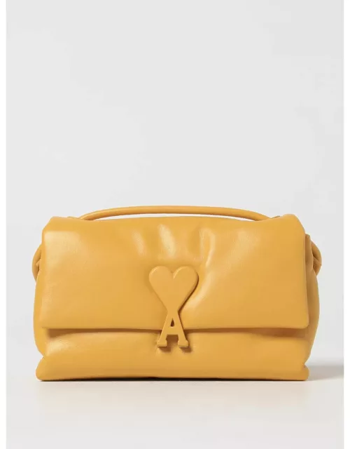 Handbag AMI PARIS Woman colour Yellow