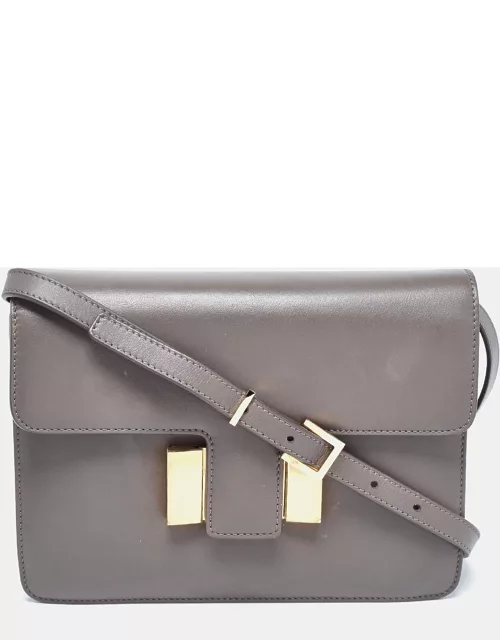Tom Ford Grey Leather Sienna Shoulder Bag