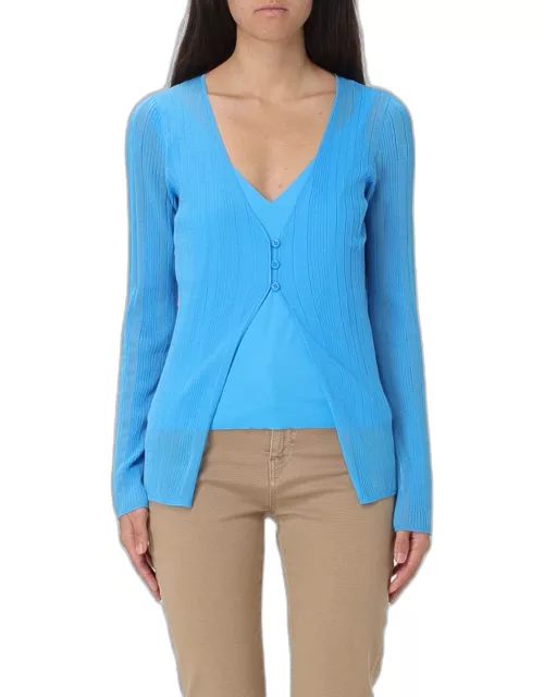 Jumper PINKO Woman colour Gnawed Blue