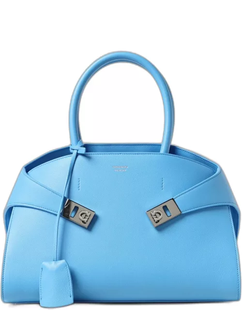 Shoulder Bag FERRAGAMO Woman colour Gnawed Blue
