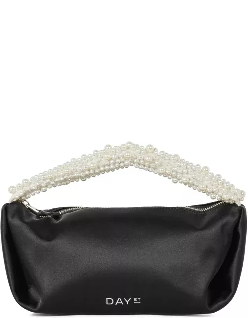 DAY ET RC-Satiness Pearly Baguette Bag - Black