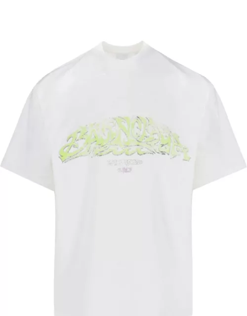 Balenciaga Distressed Print T-Shirt