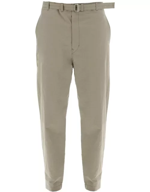 Lemaire Pants In Khaki Cotton