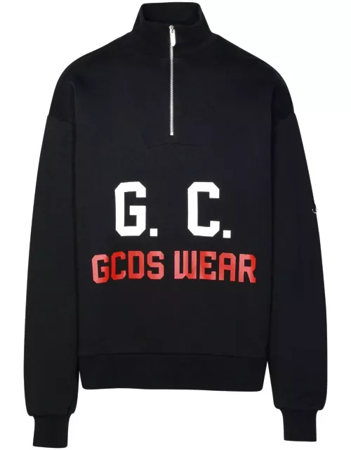 GCDS Logo-printed Straight Hem Sweatshirt